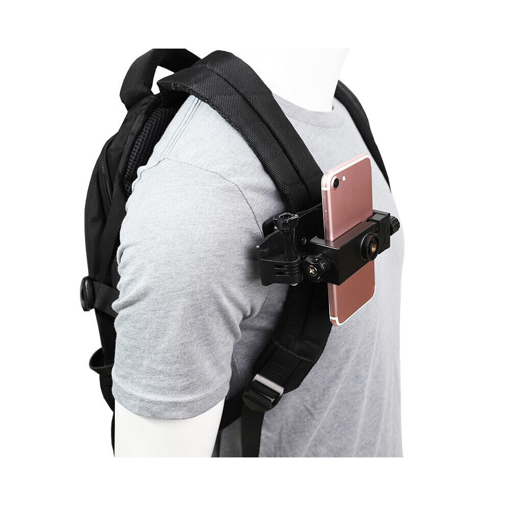 Handsfree Mobile Phone/Gopro/Action Camera Clip On Holder Mount For Backpack Strap 6942949019139