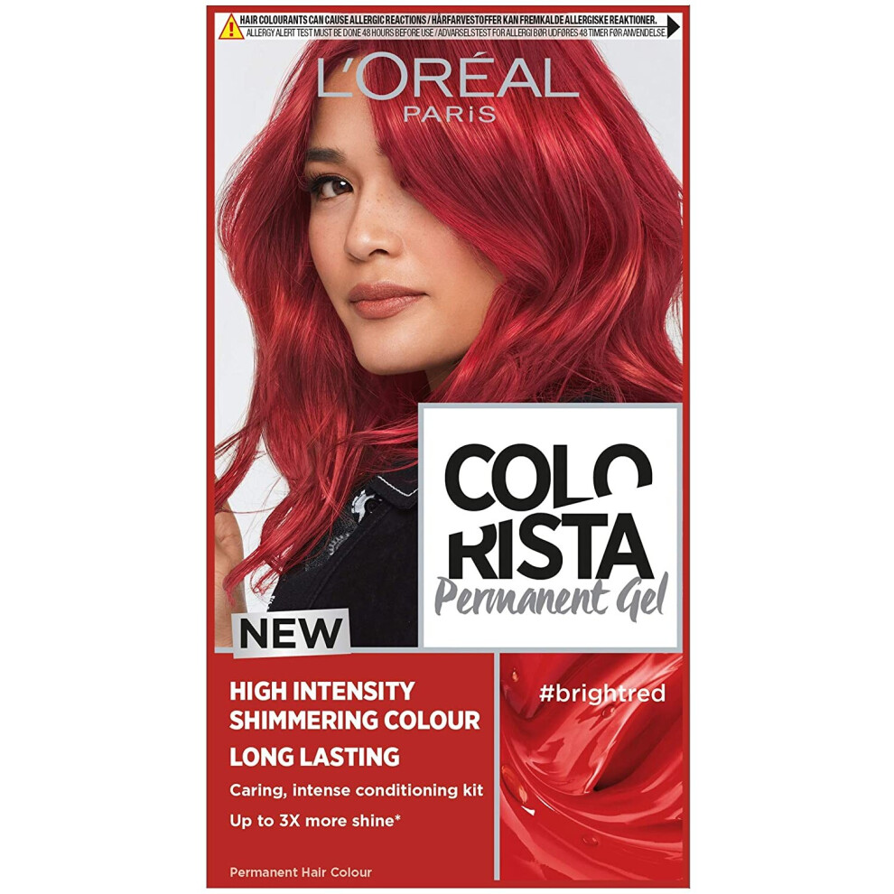 New L’oréal Paris (Bright Gel Hair Dye) L'oreal Paris Colorista Permanent Hair Dye Red