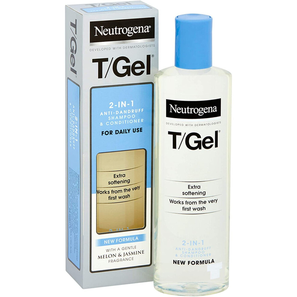 Neutrogena Gel 2 in 1 Anti Dandruff Shampoo and Conditioner, 250ml
