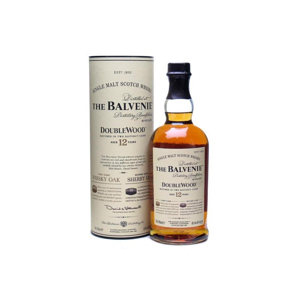 Balvenie Light/Golden 12 Year Old Doublewood 20Cl - Duty Paid - Image 5