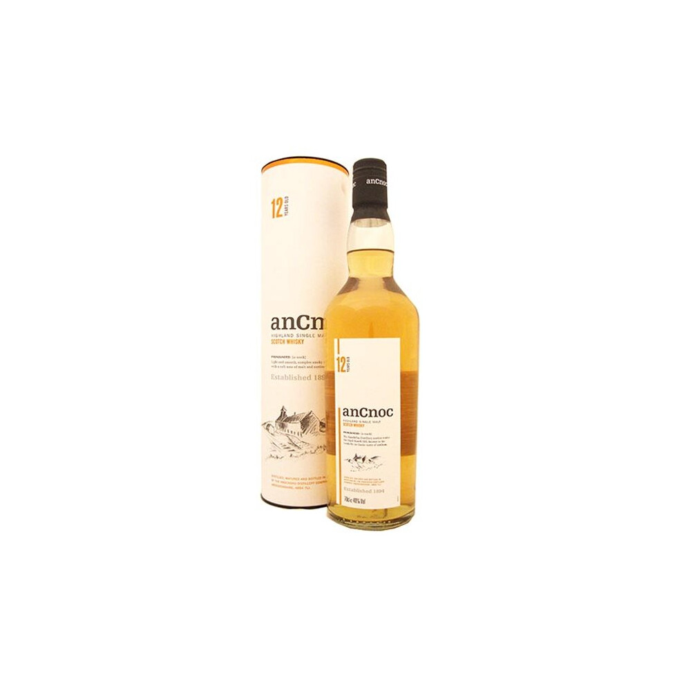 AnCnoc 12 Year Old Single Malt Whisky 70cl