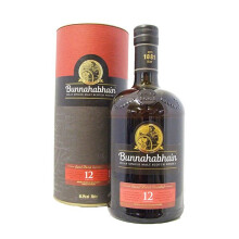 Bunnahabhain 12 Year Old Single Malt Whisky, 70cl, 46.3% ABV, Un-chillfiltered, Natural Colour