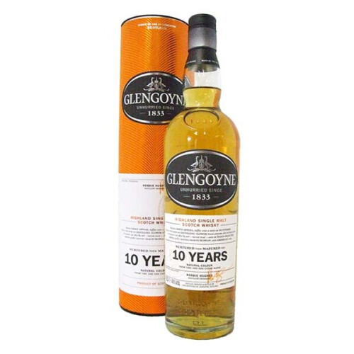 Glengoyne 10 Year Old Single Malt Whisky 70cl - Golden, Apple & Toffee Nose; Smooth Nutty Finish
