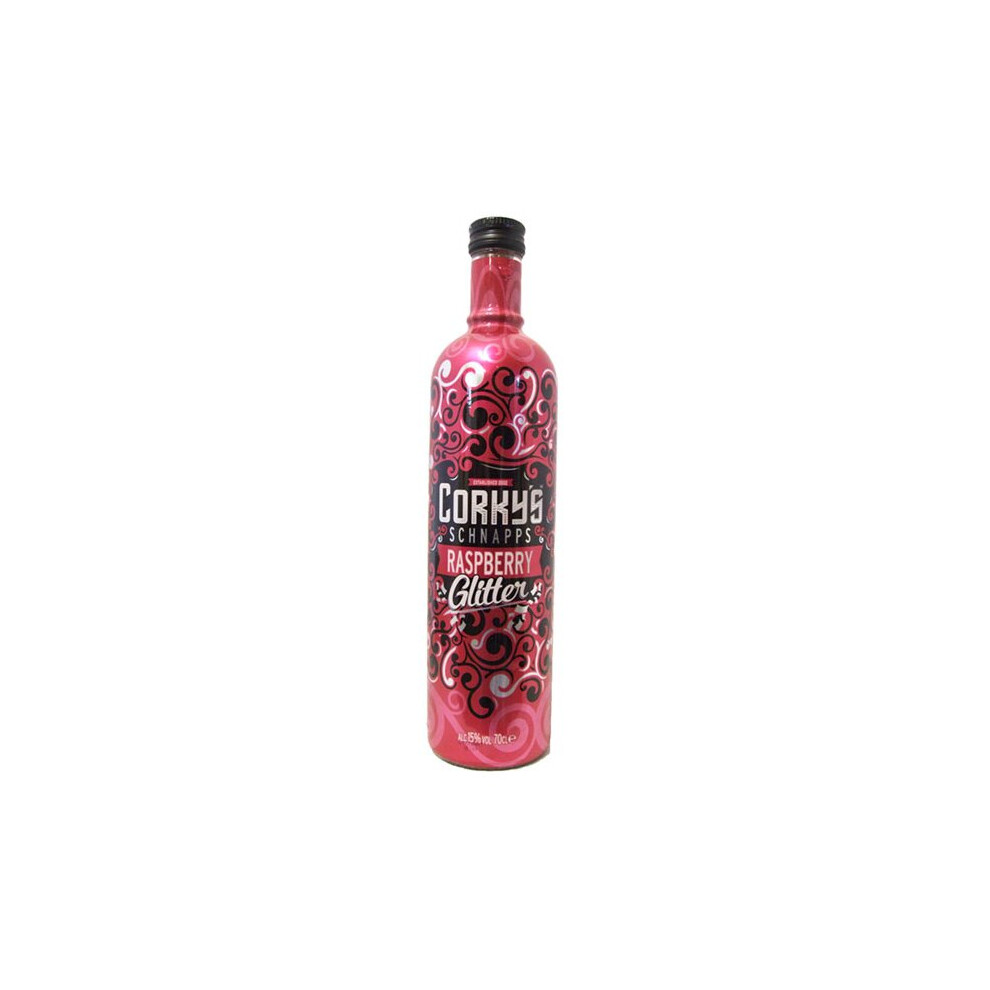 Corkys Raspberry Glitter 70cl