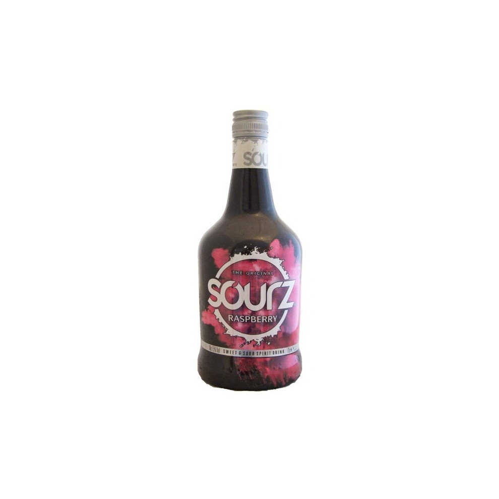 Sourz Raspberry 70Cl - Spirited Raspberry Liqueur With Bold Fruit Flavor And Sweet-And-Sour Balance, Vibrant Hue Pink