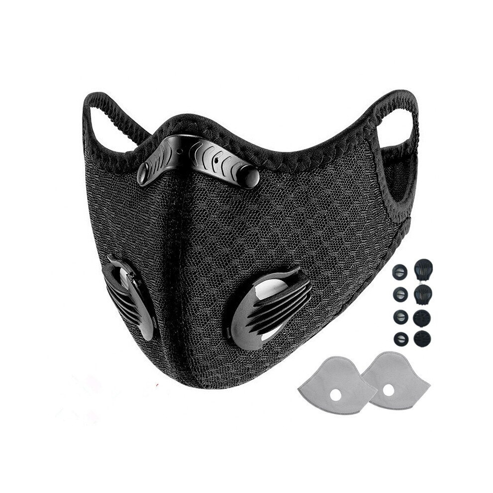 VEE Dust Mask Face Shield With Activated Carbon Filter Breathable Mask