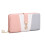 Miss Lulu (Grey) Tri Colour Women's Leather Look Purse 2