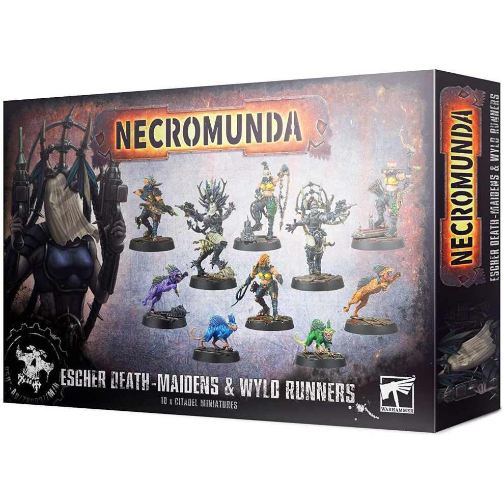 Games Workshop - Necromunda: Escher Death Maidens & Wyld Runners - Tabletop Miniatures Wargame