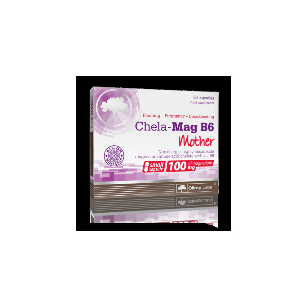 Sklep Polski Olimp Chela-Mag B6 Mama 30 Cap Mother Pregnancy Planning Breastfeeding Vitamin B
