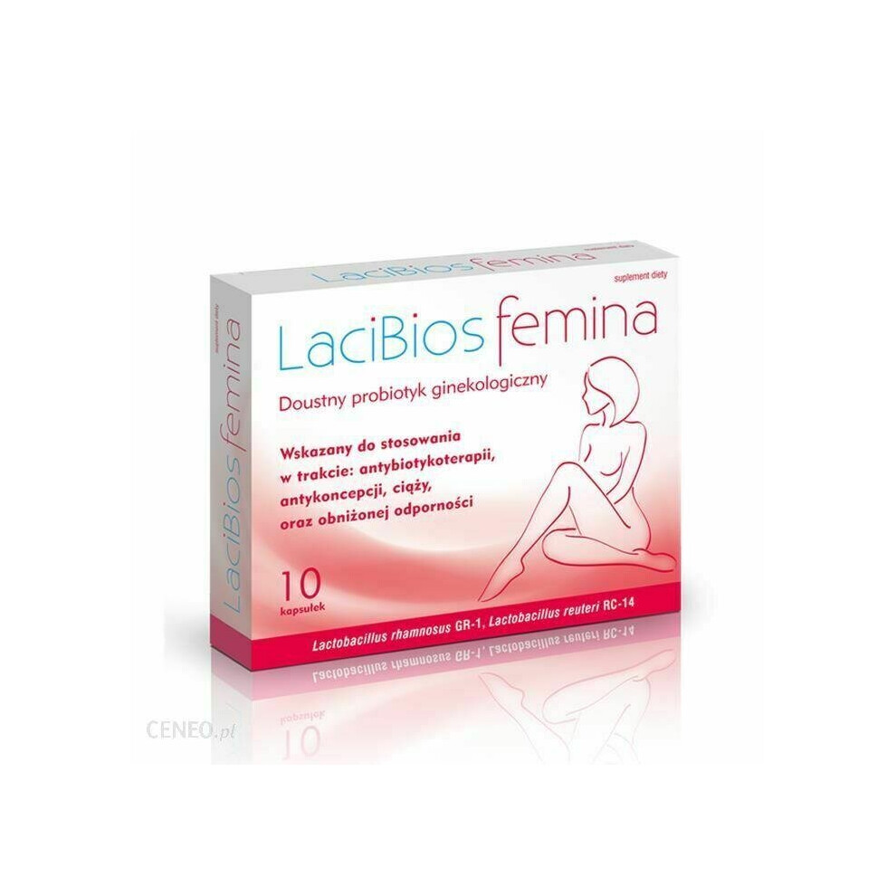 Sklep Polski Lacibios Femina 10 Kap Provag Invag Female Probiotics For Intimate Health