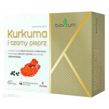 Biovitum Kurkuma i czarny pieprz 60 kaps turmeric and black pepper Colfarm