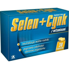 SELEN + ZINC 30 tablets neutralizes free radicals improves the body's defenses