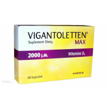 Vigantoletten Max 2000j.m. 60 kap WITAMINA D3 Vitamin D3 HASCO OLIMP D VITUM