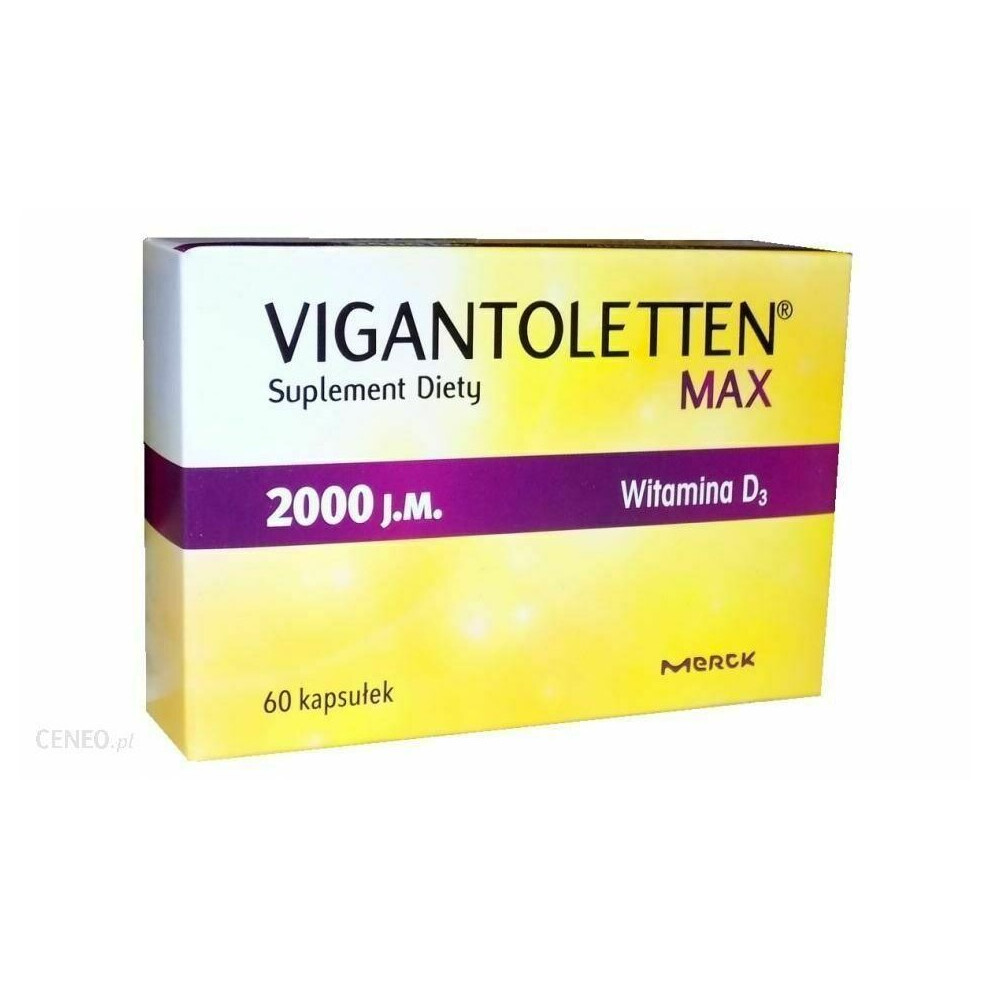 Sklep Polski Vigantoletten Max 2000J.m. 60 Kap Witamina D3 Vitamin D3 Hasco Olimp D Vitum