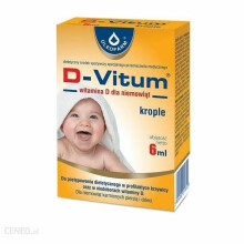 D-Vitum 400 IU, vitamin D for newborns, infants and children, oral drops, 6 ml