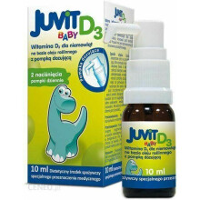 Juvit Baby D3 drops (with pump) for babies from the first days of life 10ml
