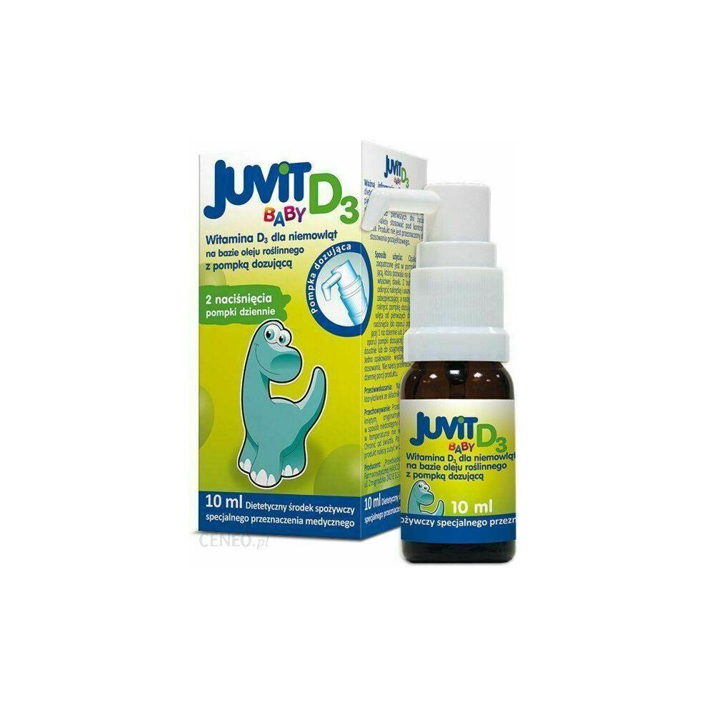 Sklep Polski Juvit Baby D3 Drops (With Pump) For Babies From The First Days Of Life 10Ml