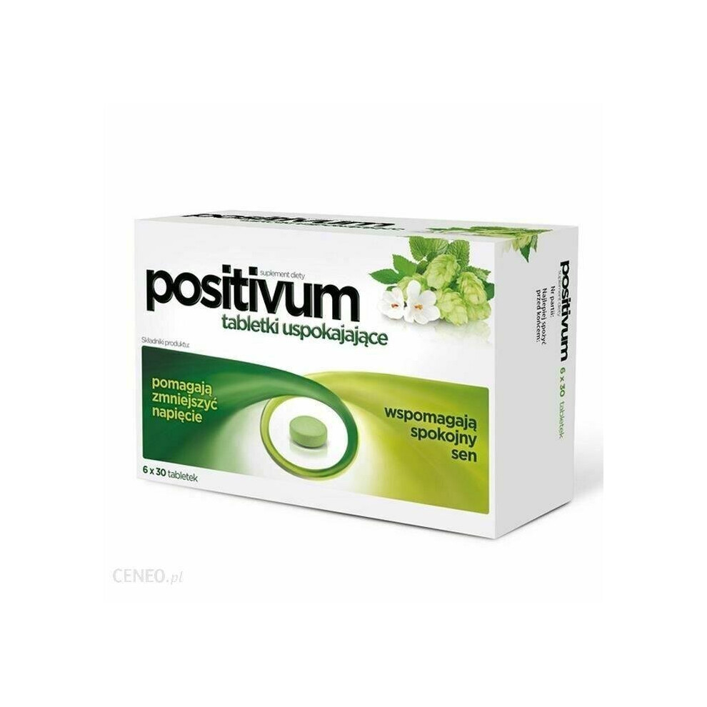 POSITIVUM - 180 Tabs - calming the body's natural support in case of nervous tension or irritability