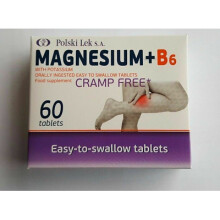 Magnesium B6 Cramp Free 60 tab MAGNEZ B6 SKURCZ NEOMAG MENMAG VITALITE OLIMP