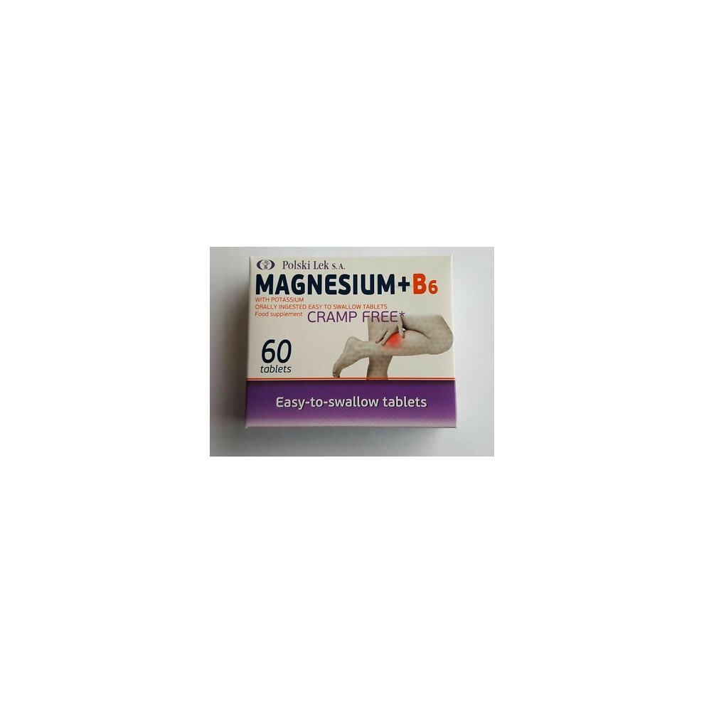 Magnesium B6 Cramp Free 60 tab MAGNEZ B6 SKURCZ NEOMAG MENMAG VITALITE OLIMP