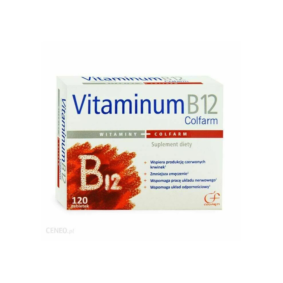 Vitaminum B12 120 tab WITAMINA Molekin reduce fatigue nervous immunity OLIMP