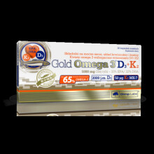 Gold Omega 3 D3+K2 OLIMP 30 cap Fish Oil 1000mg EPA & DHA Fatty Acids