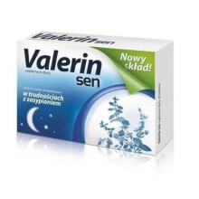 Valerin Sen 20 tab Quality Sleep Insomnia Trudnosci z Zasypianiem Spokoj