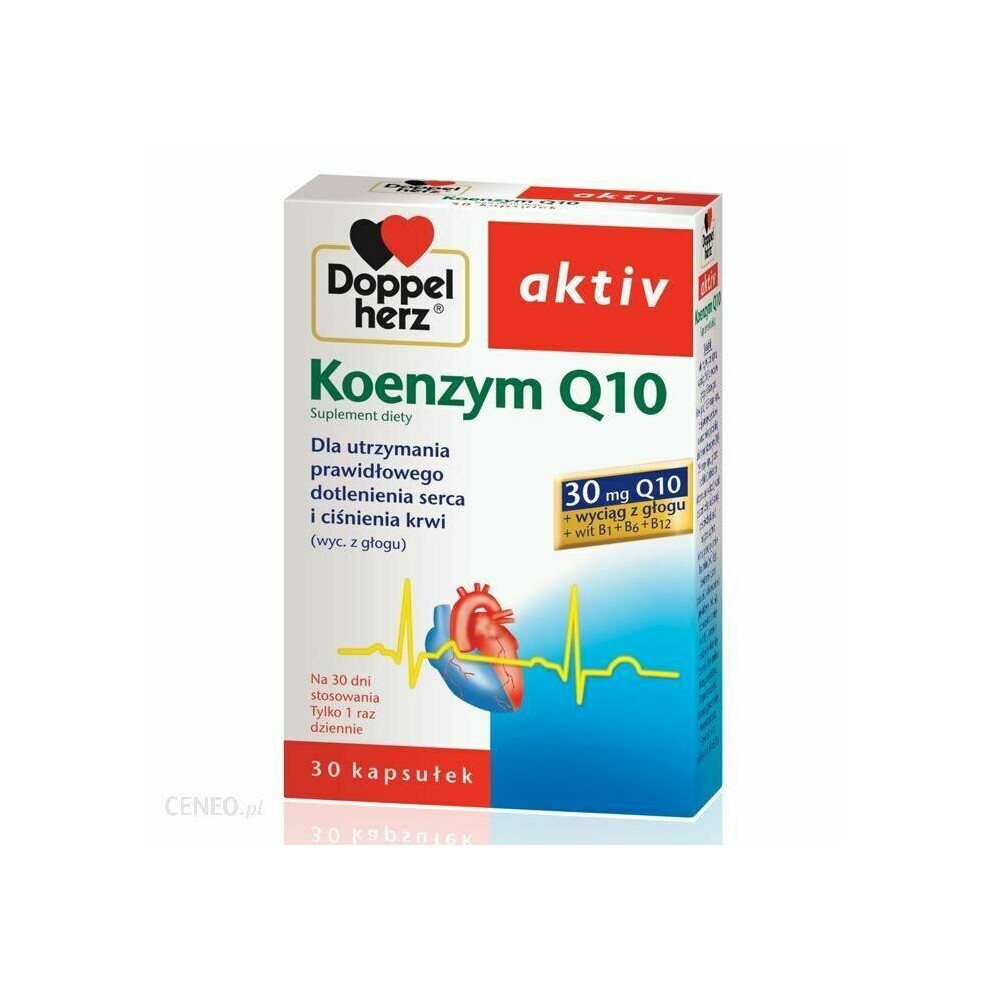 Sklep Polski Doppelherz Aktiv Koenzym Q10 30Mg 30 Kap Olimp Coenzyme Q10 Climea Colfarm