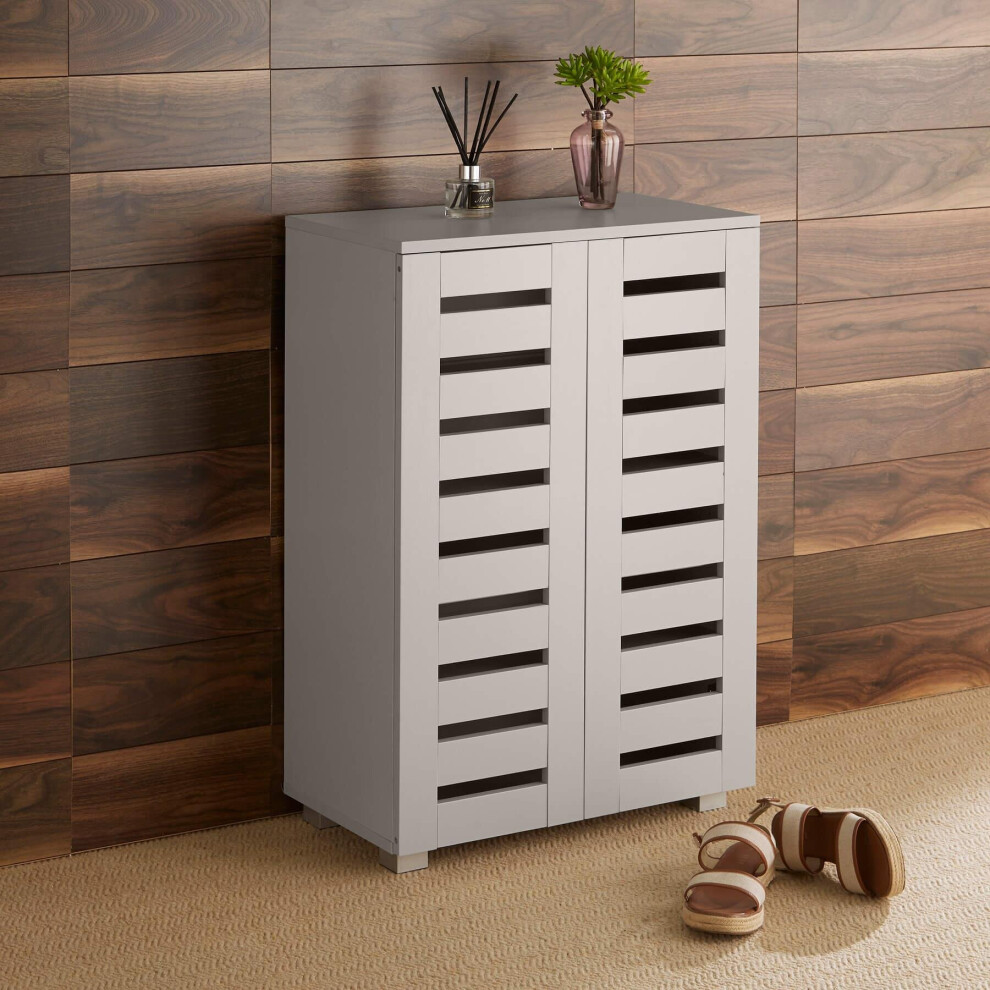 Oslo 2 Door Shoe Storage Cabinet Unit