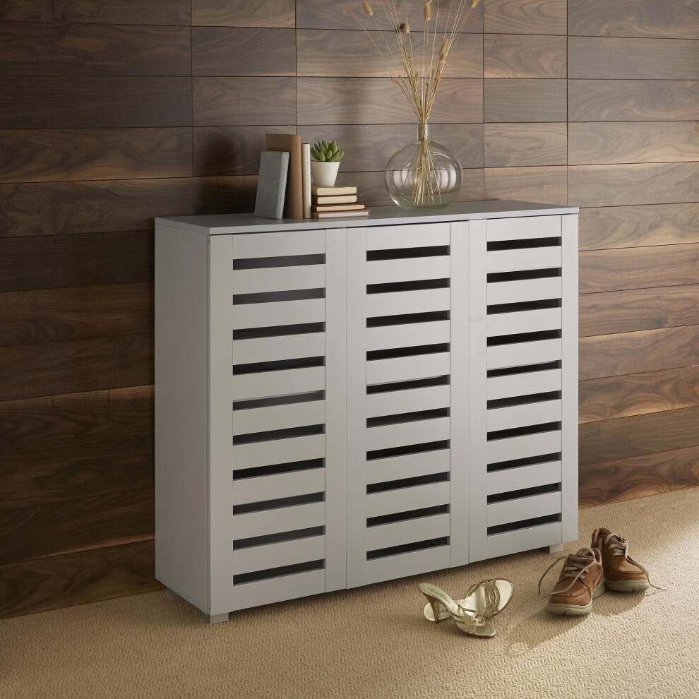 Oslo 3 Door Shoe Storage Cabinet Unit