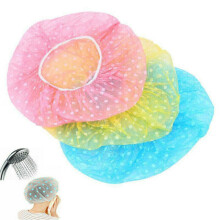 Waterproof Elastic Shower Cap Hat Reusable Bath Head Hair Care Cover