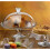 Pasabahce Clear Glass Cake Plate, Cupcake Display Footed With Dome Lid 2