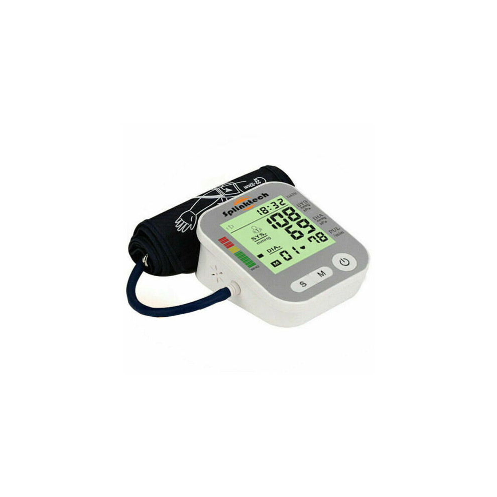 180 Memory Digital Blood Arm Pressure Monitor Meter Automatic Upper