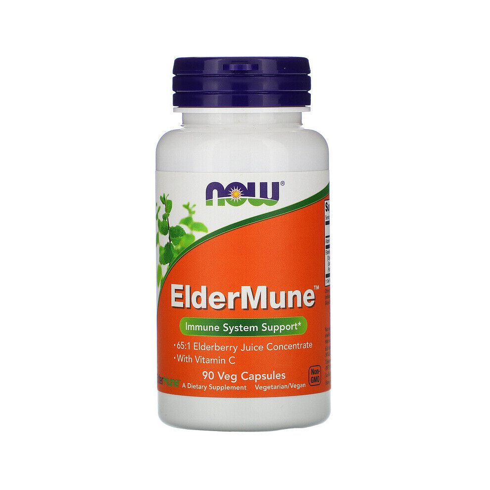 Now Foods, ElderMune, Immune System Support, 90 Veg Capsules