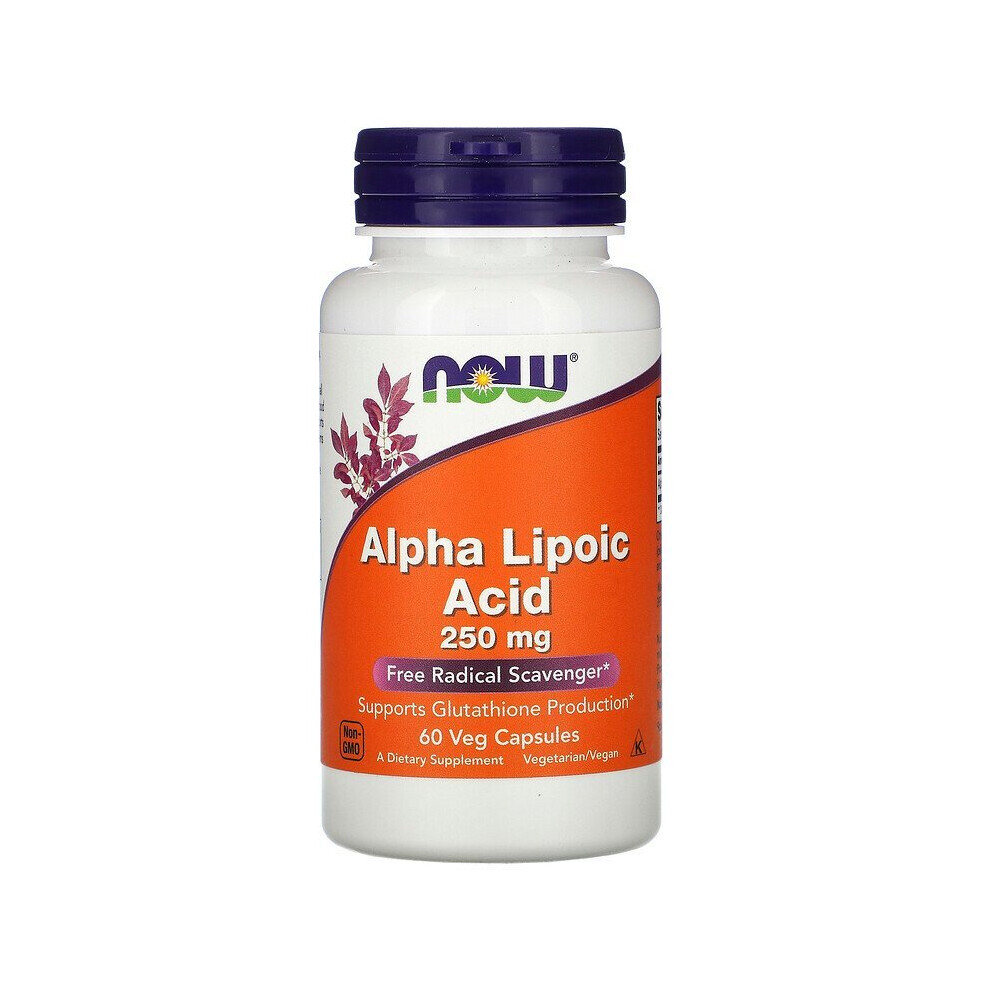 Now Foods Alpha Lipoic Acid, 250Mg, 60 Vcaps