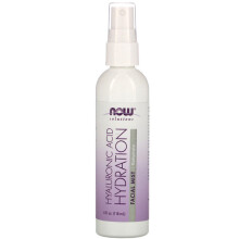 NOW Foods, Lösningar, Hyaluronsyra Hydrering Ansiktsdusch, 4 fl oz (118 ml)