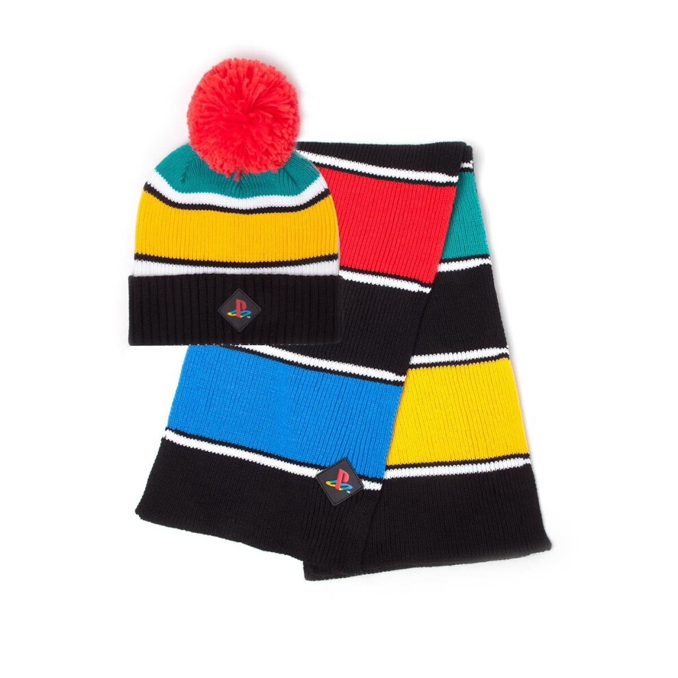 Official PlayStation Beanie and Scarf Gift Set