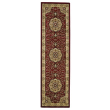 (67x240cm (Runner)) Heritage 4400 Hallway Runners in Red Traditional Soft Powerloomed Mats