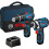 Bosch Bosch 12v Twin Pack GSB Combi Hammer Drill GDR Impact Driver Lithium 06019A6979 1