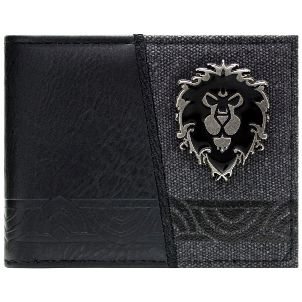 World of Warcraft Alliance Faction Insignia Black ID & Card Bi-Fold Wallet