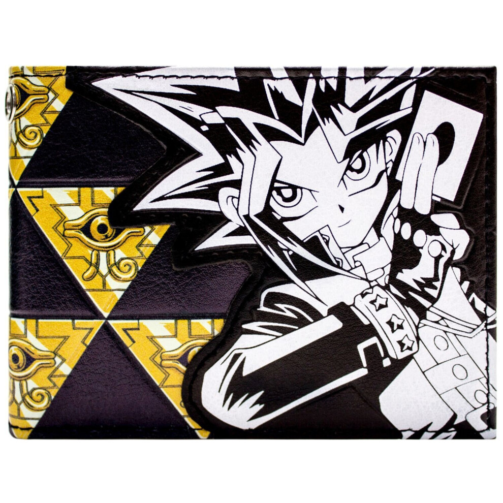 Kazuki Yu-Gi-Oh Millennium Eye Black ID & Card Bi-Fold Wallet