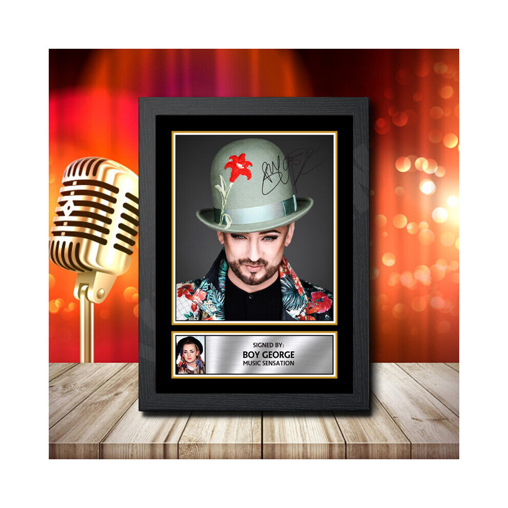 Boy George - Signed Autographed Music Star Print