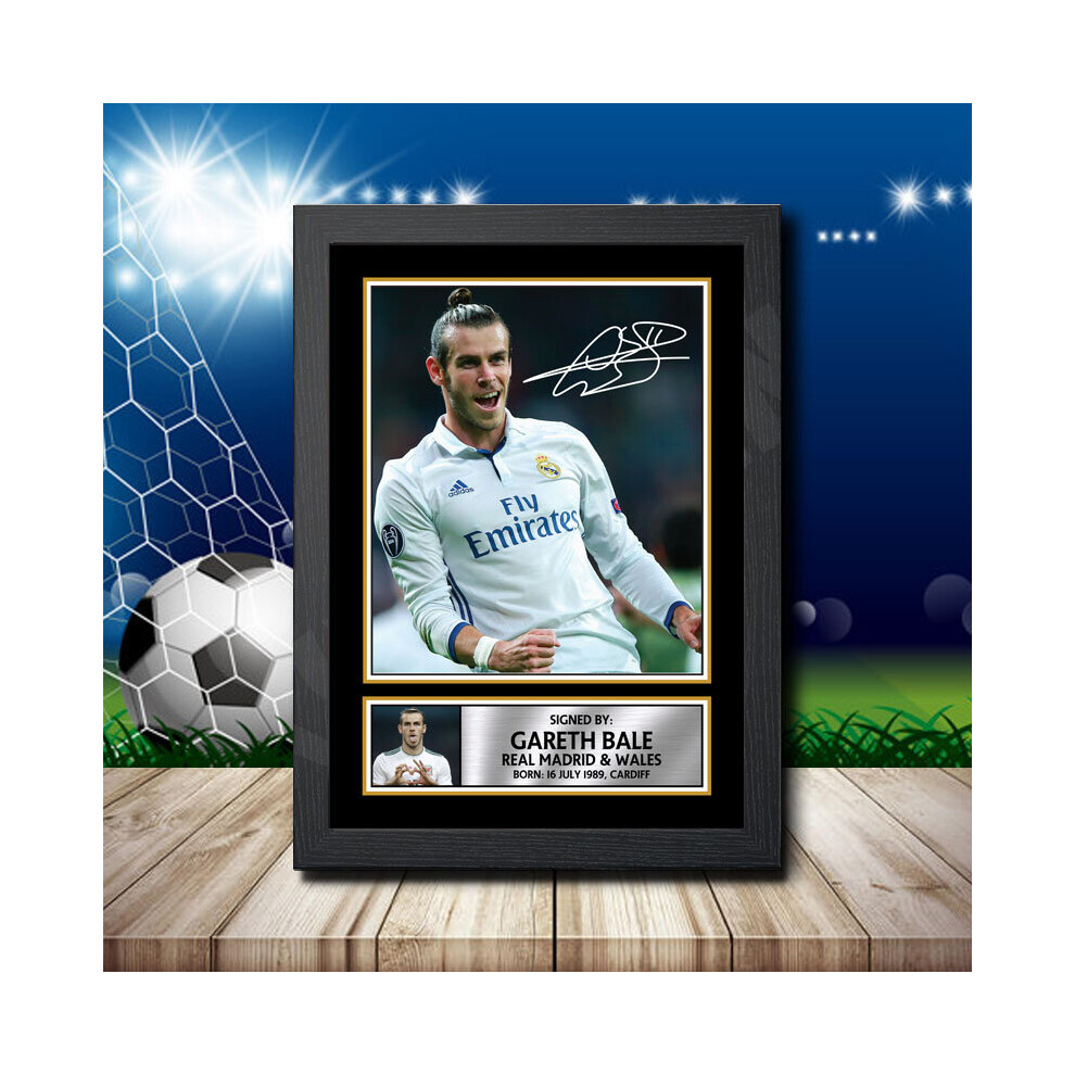 Gareth Bale - Signed Autographed Footballers Star Print