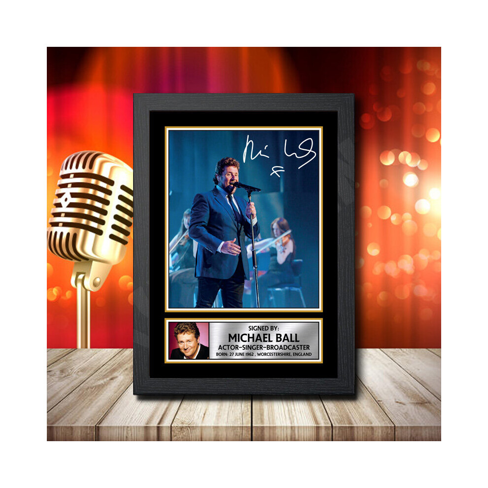 Michael Ball 1 - Signed Autographed Music Star Print