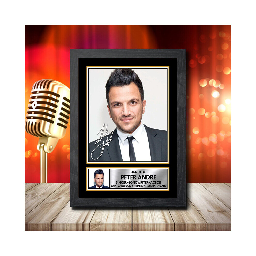 Peter Andre 1 - Signed Autographed Music Star Print