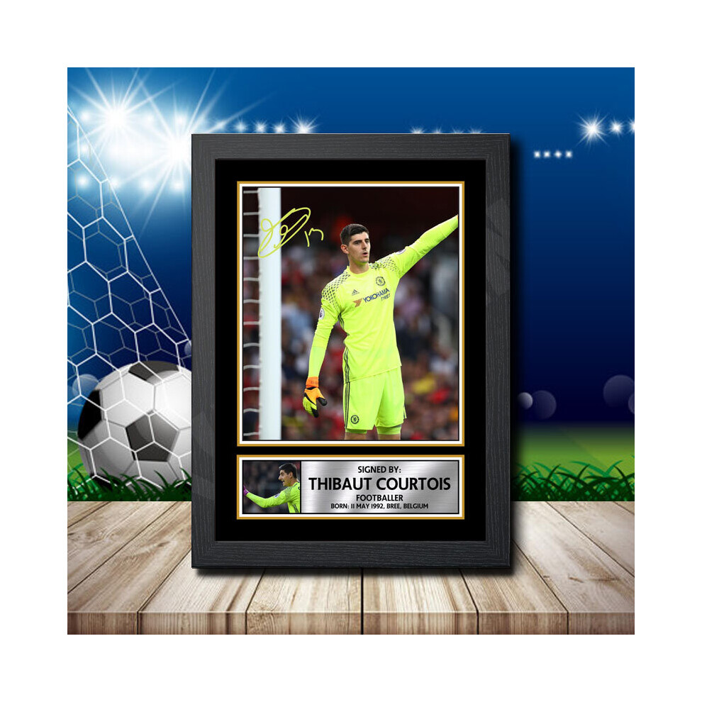 Thibaut Courtois 2 - Signed Autographed Footballers Star Print