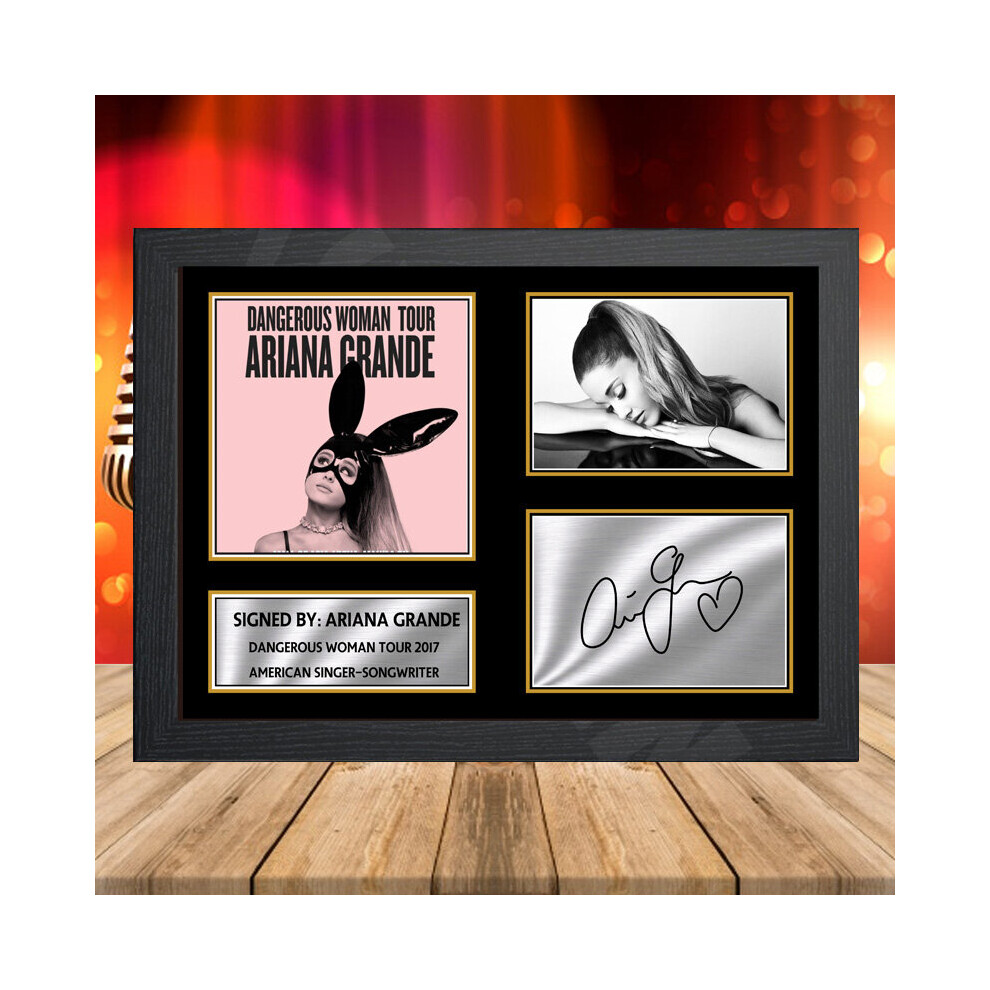 Ariana Grande Dangerous Woman Tour 2017 2 - Signed Autographed Music-Landscape Star Print
