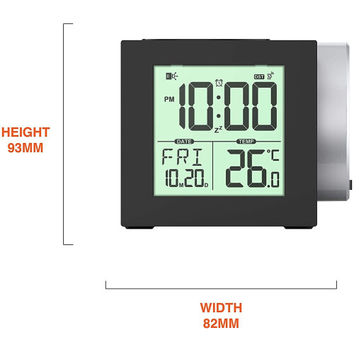 Precision Training Precision Radio Controlled Atomic Projection Display Alarm Clock Projector AP057 2