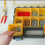 STANLEY Stanley FatMax Deep Waterproof Pro Tool Rack Organizer Tool Screw Storage Box Metal Latch 10