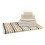 (Mustard/Grey) Allure Merlin Stripe Chunky Bobble Bath Mat 1